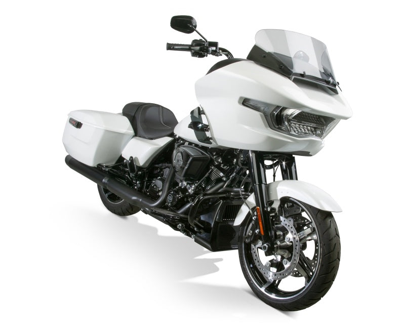 National Cycle 24+ Harley Davidson FLT/ 23 FLT CVO V-Stream Quantum Plus Mid Windshield- LT. Tint