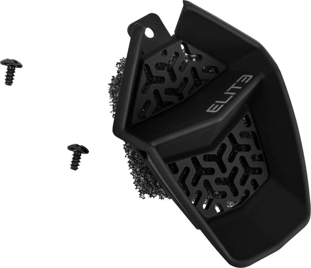 Kinetic Solid Helmet Mouthpiec Matte Black