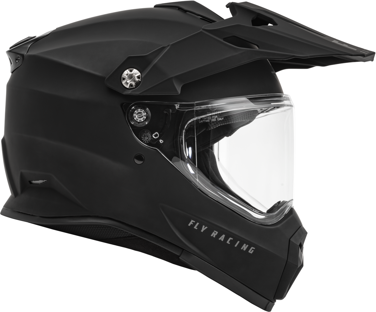 Trekker Solid Helmet Matte Black Lg