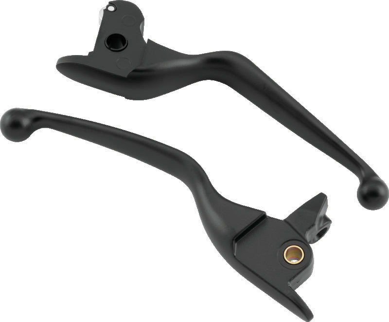 Bikers Choice 14-16 FLH FLT Black Hydraulic Clutch & Brake Lever Set