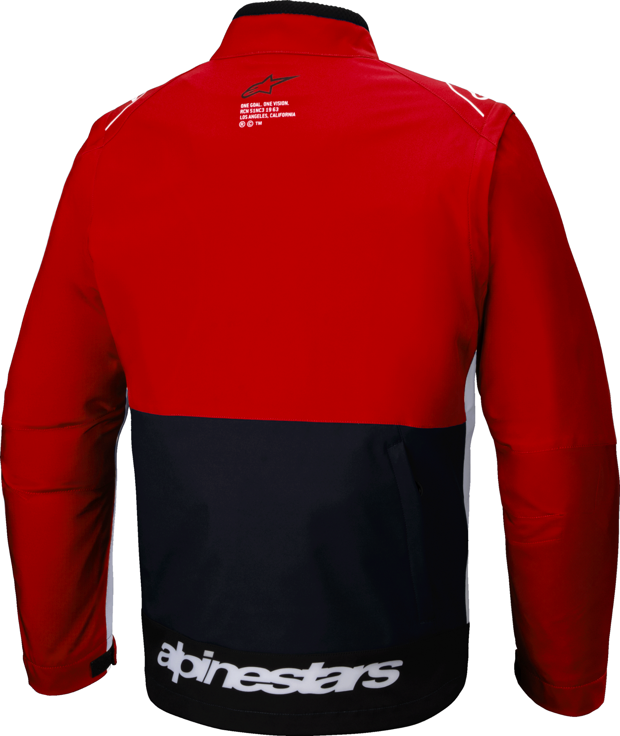 Lite Dura Softshell Jacket Black/Bright Red/White Lg