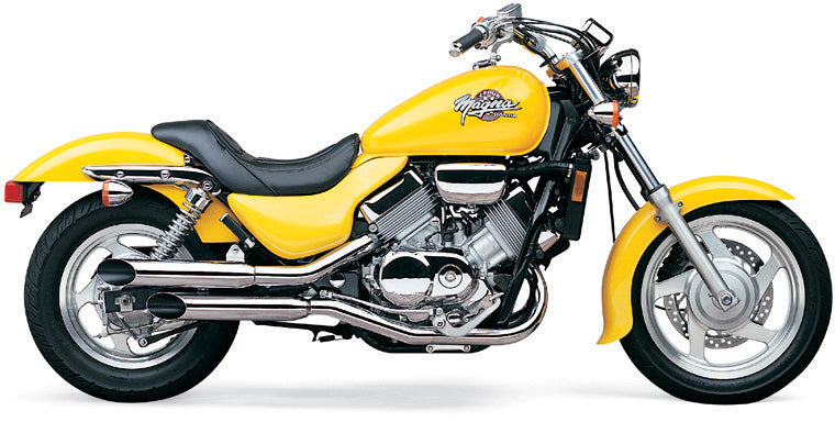 Blvd Slashcut Slip On Chrome Hon Vt750 Magna 94 03