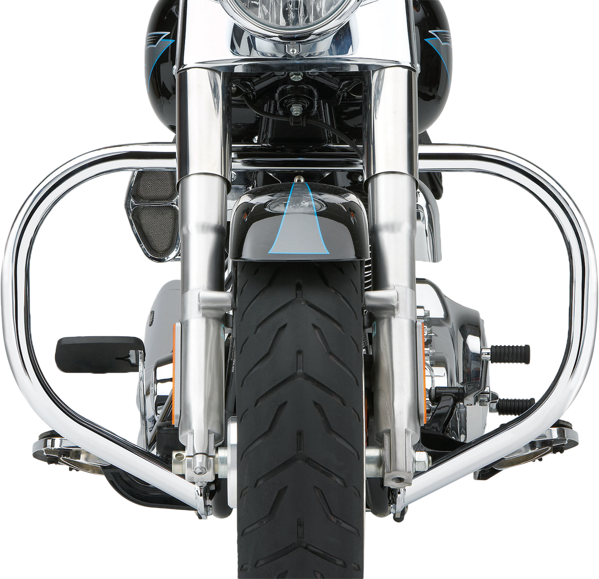 Fatty Freeway Bars 1.5&quot; Chrome Flst (Exc Flstc) 00 17