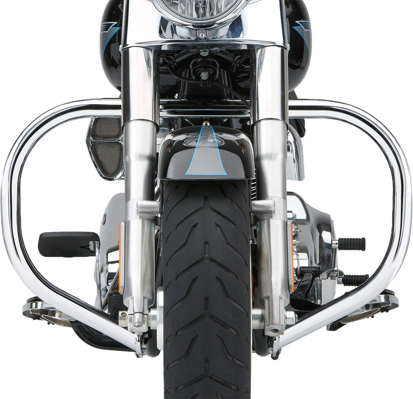 Fatty Freeway Bars 1.5" Chrome Flst (Exc Flstc) 00 17