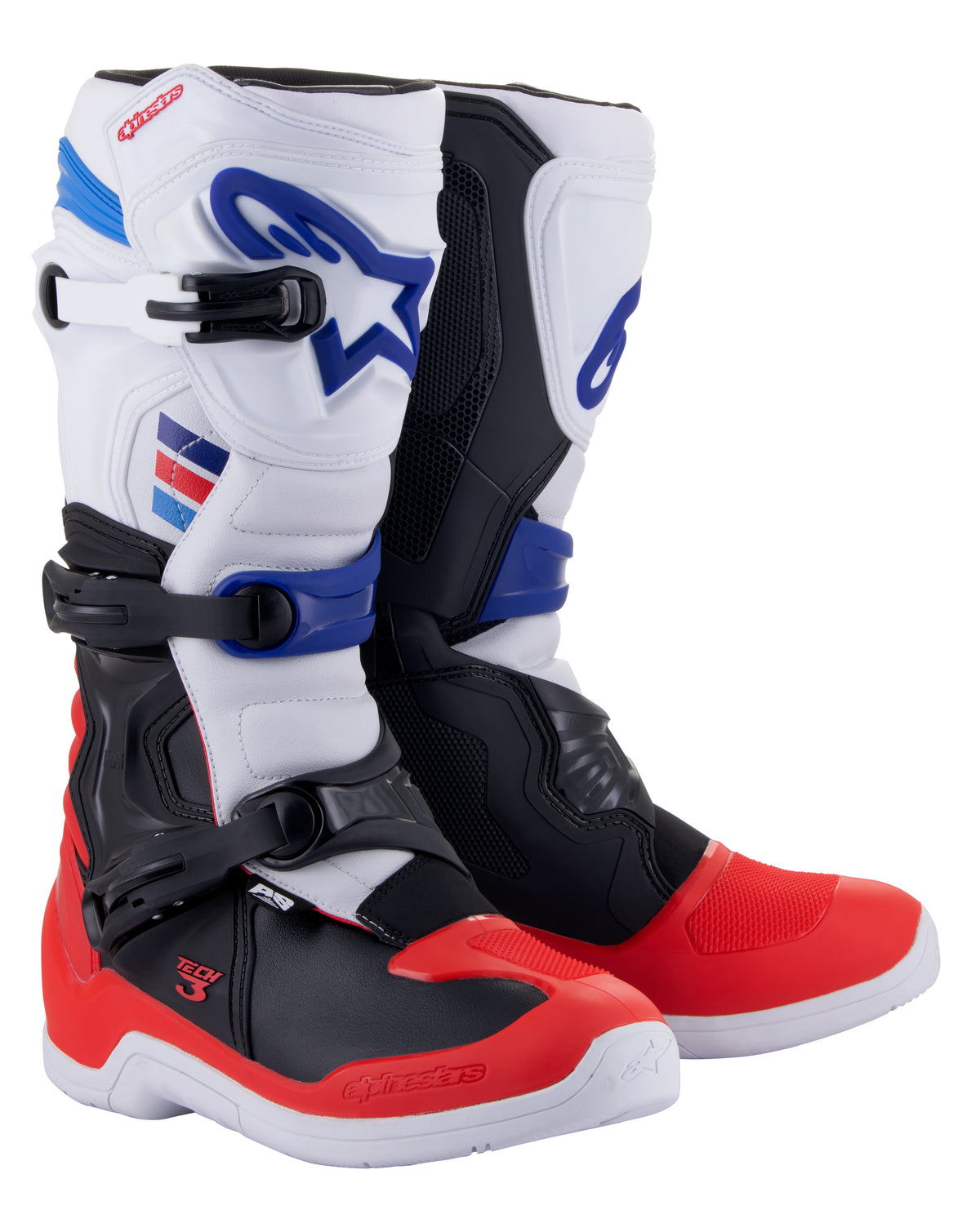 Tech 3 Boots White/Red/Blue Sz 14