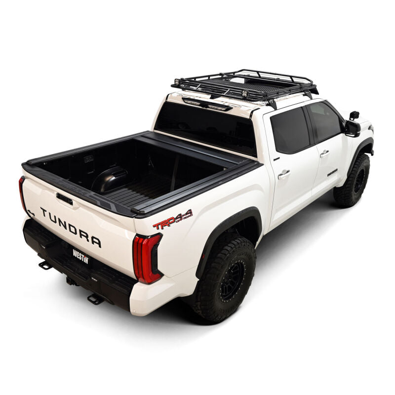 Westin Manual Retractable Tonneau Cover 22-26 Toyota Tundra 5.5ft Bed Black