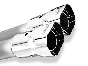 Borla 12-14 Jeep Wrangler Tip Kit V6 4WD Black Chrome Tip Rear 4inx14inx2.78in ID