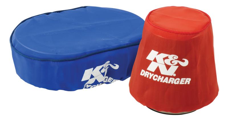 K&N Drycharger Round Tapered Air Filter Wrap 6.5in Base ID/4.5in Top ID/7in H - Black