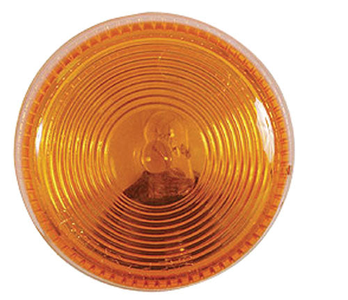 2.5" ROUND CLEARANCE LIGHT AMBER