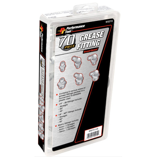 70 PC. GREASE FITTING ASSORTMENT