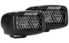 Rigid Industries SR-M Series PRO Midnight Edition - Spot - Diffused - Pair