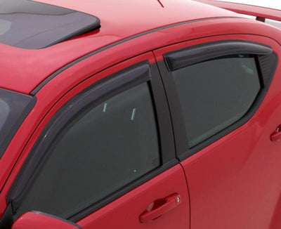 AVS 14-18 Mitsubishi Mirage Ventvisor Outside Mount Window Deflectors 4pc - Smoke