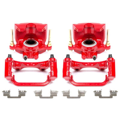 Power Stop 07-16 Cadillac Escalade Rear Red Calipers w/Brackets - Pair