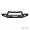 Westin 18-20 Jeep Wrangler WJ2 Full Width Front Bumper w/LED Light Bar Mount Textured Black