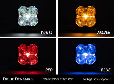 Diode Dynamics SS3 LED Pod Pro - White Combo Standard (Pair)