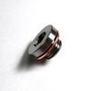 Stainless Bros M12x1.25 O2 Motorcycle Sensor Bung Plug w/ Copper Washer