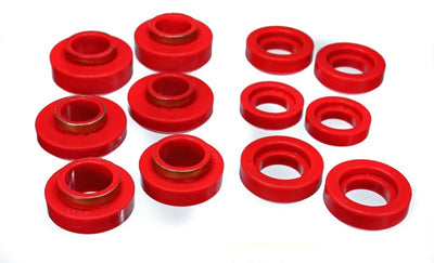 Energy Suspension GM Red Body to Frame Mount and Radiator Support Bushing Set