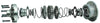 Eaton Detroit Locker Differential 35 Spline 1.50in Axle Shaft Diameter 4.56 & Up Ratio Dana 60HD