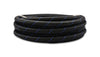 Vibrant -8 AN Two-Tone Black/Blue Nylon Braided Flex Hose (20 foot roll)