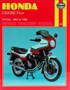 1982-1986 HONDA CBX550 Fours Haynes Manual