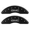 MGP 4 Caliper Covers Engraved Front & Rear GMC Red finish silver ch