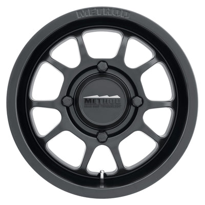 Method MR409 15x10 5+5/0mm Offset 4x136 106.25mm CB Matte Black Wheel