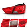 ANZO 14-18 Chevrolet Impala LED Taillights Red/Clear