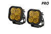 Diode Dynamics SS3 Pro ABL - Yellow Flood Standard (Pair)