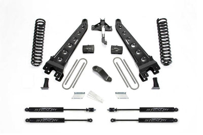 Fabtech 2019 Ford F450/550 4WD 6in Radius Arm System w/Stealth Shocks