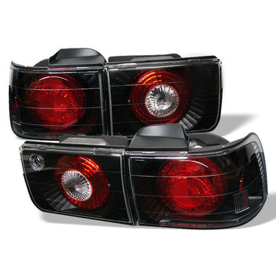 Spyder Honda Accord 92-93 4Dr Euro Style Tail Lights Black ALT-YD-HA92-4D-BK