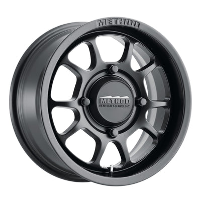 Method MR409 15x10 5+5/0mm Offset 4x156 132mm CB Matte Black Wheel