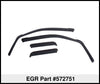 EGR 09+ Dodge Ram Pickup Crew Cab In-Channel Window Visors - Set of 4 (572751)