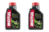 2 Bottles Motul 5100 4T 10W50 Motorcycle Oil 1 Liter 104074