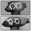 Spyder BMW Z4 03-08 Projector Headlights Xenon/HID Model Only - LED Halo Black PRO-YD-BMWZ403-HID-BK