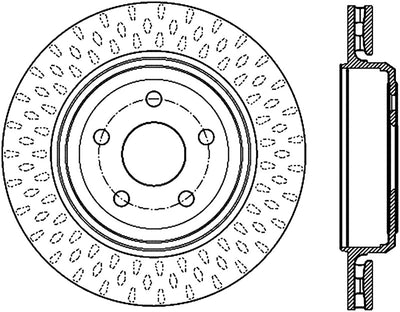 StopTech 12-13 Jeep SRT8 Rear Right Slotted Sport Brake Rotor