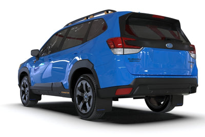Rally Armor 2022 Subaru Forester (Incl. Wilderness) Black UR Mud Flap w/ Blue Logo