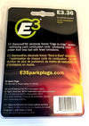 Qty 1 for E3 Powersport Spark Plug E3.36