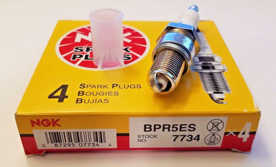 4 Plugs of NGK Standard Series Spark Plugs BPR5ES/7734