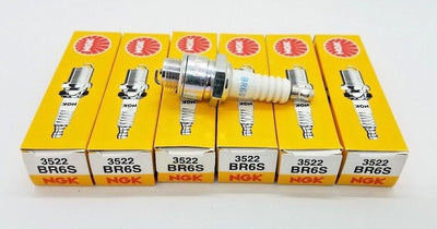 6 Plugs of NGK Standard Series Spark Plugs BR6S/3522
