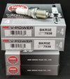 16 Plugs of NGK V-Power Spark Plugs BKR5E/7938