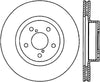 StopTech 05-10 Subaru Impreza WRX/STi Slotted & Drilled Left Front Rotor