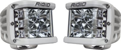 Rigid Industries D-SS - Flood - Set of 2 - White Housing