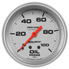 Autometer Ultra-Lite 66.7mm Mechanical 0-100 PSI Oil Pressure Gauge