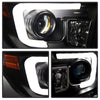 Spyder Toyota Tundra 2014-2016 Projector Headlights Light Bar DRL Black PRO-YD-TTU14-DRL-BK