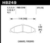 Hawk 1998-2002 Chevrolet Camaro SS 5.7 HPS 5.0 Front Brake Pads