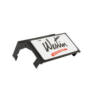Westin MAX Winch Tray License Plate Bracket - Black