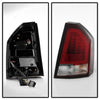 Spyder Chrysler 300C 08-10 V2 Light Bar LED Tail Lights - Red Clear ALT-YD-C308V2-LED-RC