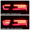 Spyder 09-12 Audi A6 LED Tail Lights - Black (ALT-YD-AA609-LED-BK)