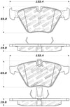 StopTech Street Touring 11-12 BMW Z4 (E86) Front Brake Pads