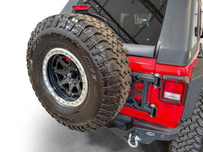 DV8 Offroad 2018+ Jeep Wrangler Tire Carrier
